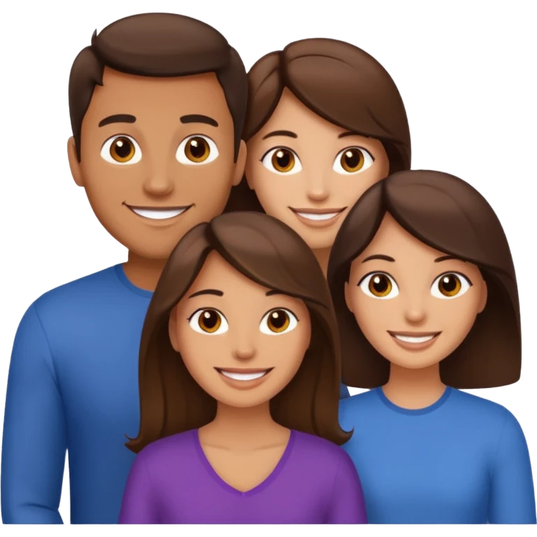 Un trouple : deux hommes  et une femme qui sont tensemble , ils sont tous blanc et brun  emoji