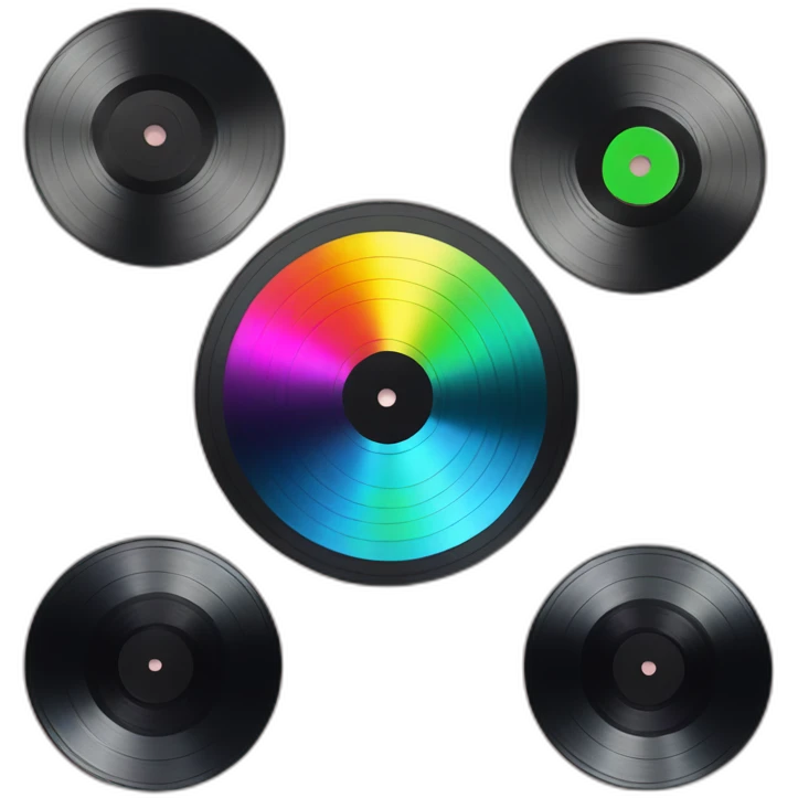 Vinyl disc emoji
