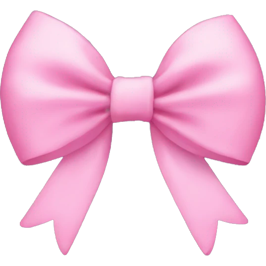 Coquette bow emoji