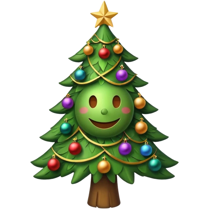 ялинка посміхається emoji