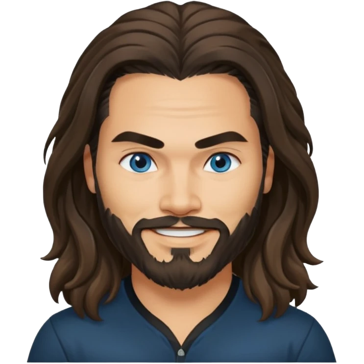 Blue eyes Jason mamoa longer hair smiling black shirt emoji