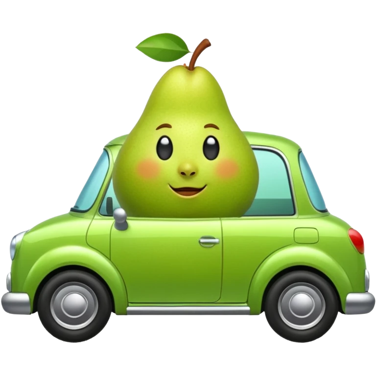 pear car emoji