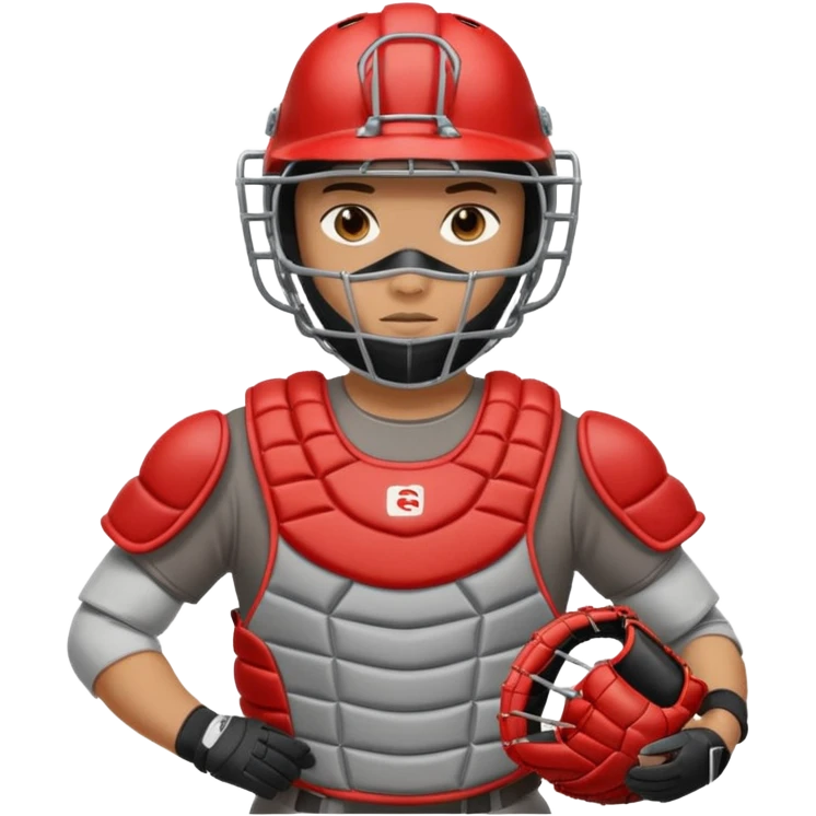 Baseball catcher emoji