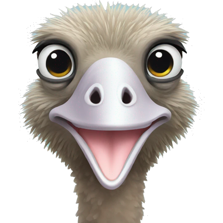 ostrich emoji