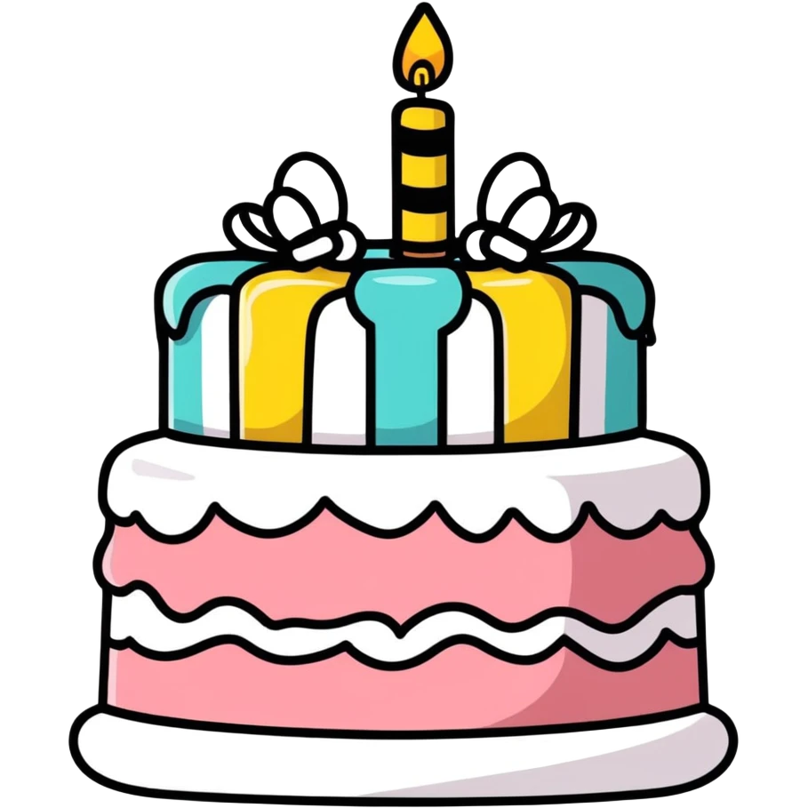 Happy birthday emoji