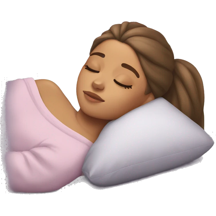Ariana Grande sleeping emoji