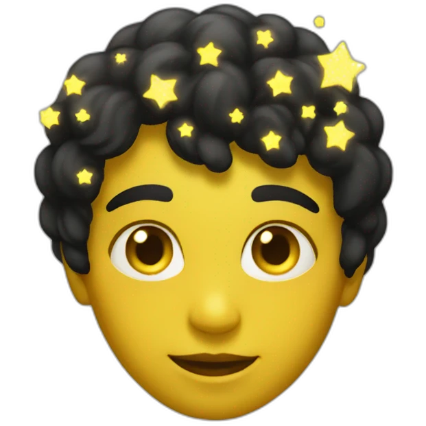 yellow sparkles emoji