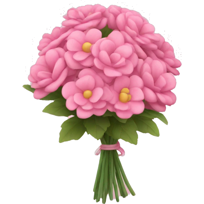 pink bouquet emoji