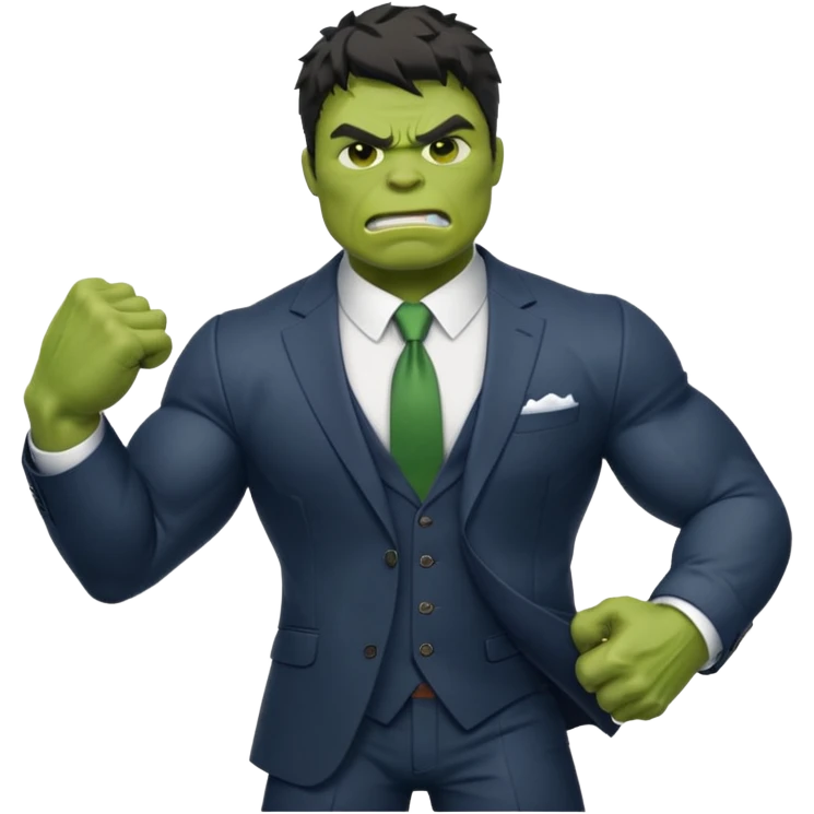 Hulk on shuit emoji