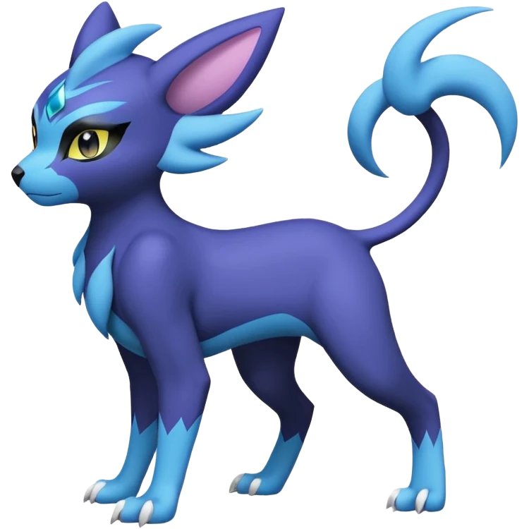 Luxray-Absol-Noibat-Dewott-fusion emoji