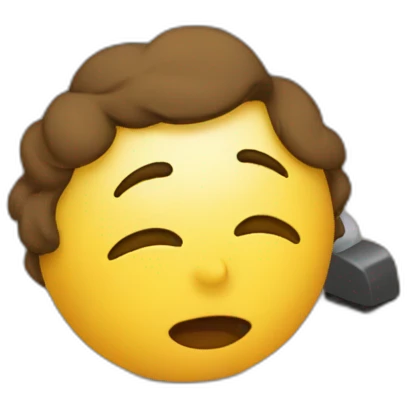 teacher sleeping under desk emoji