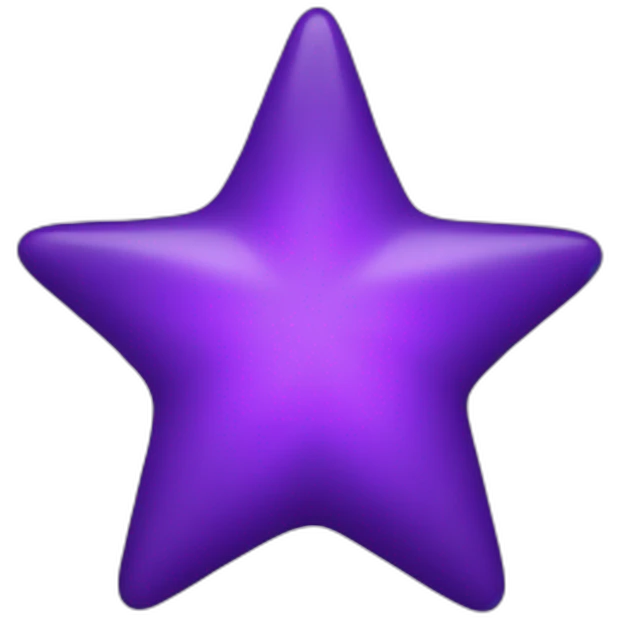 Purple star emoji