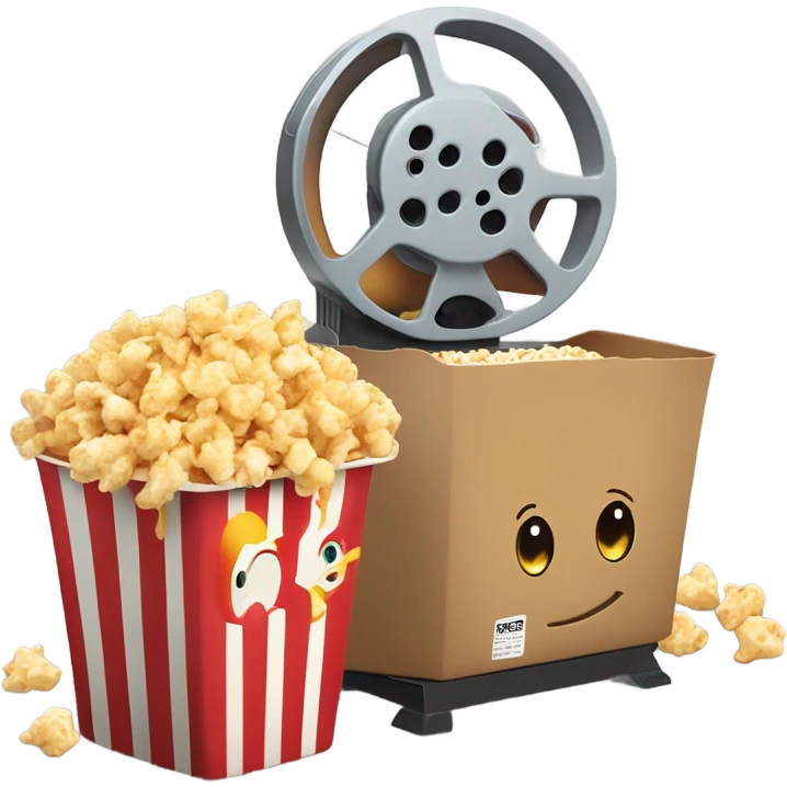 Cine y palomitas  emoji