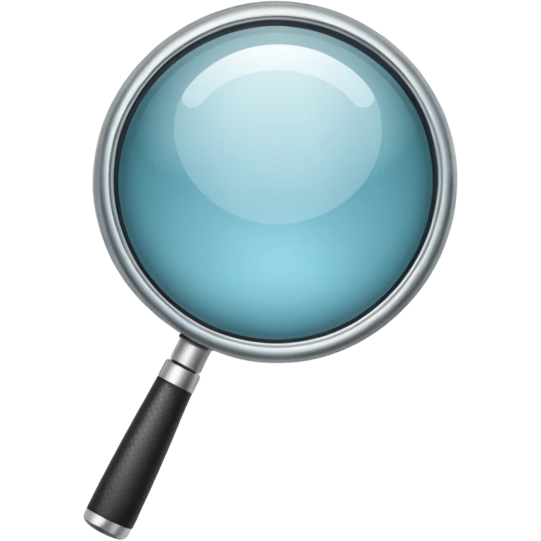 une loupe  emoji
