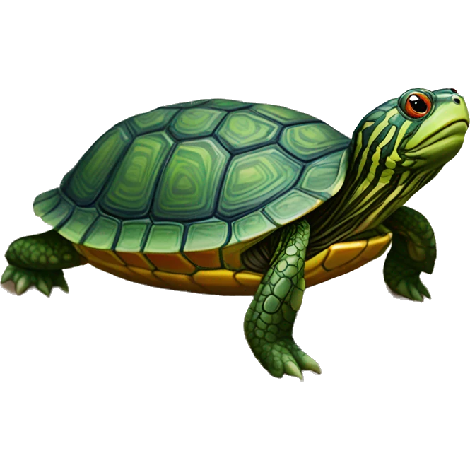Red-Eared Slider turtle terrapin emoji