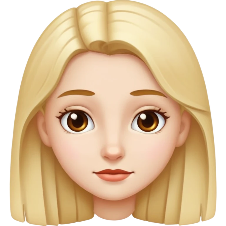 Milk-colored girl emoji