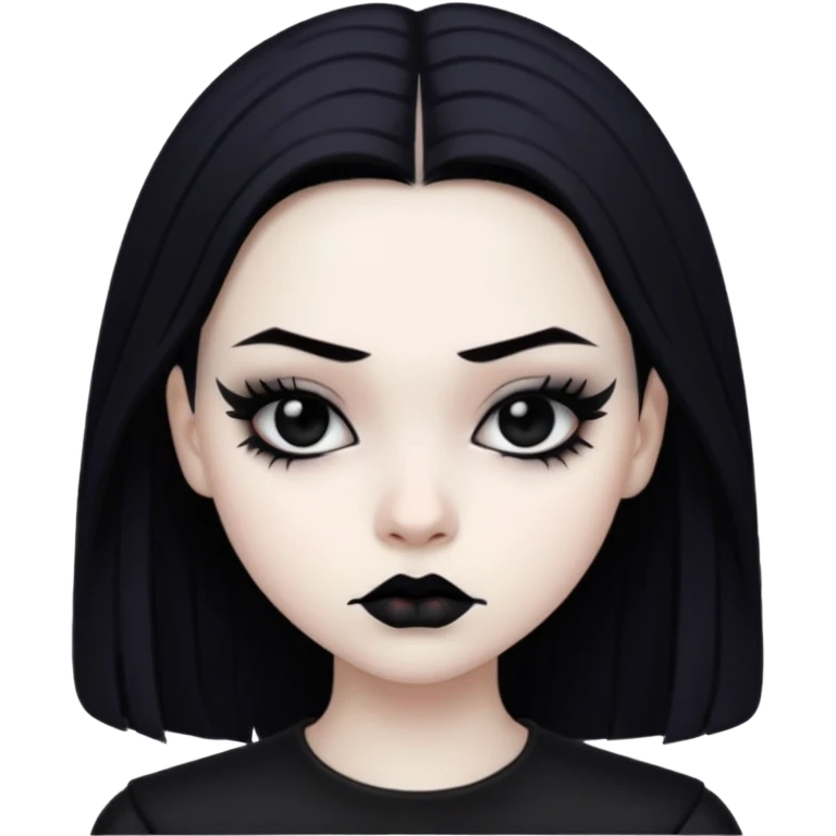 Enmity - state or feeling of being actively opposed or hostile - gothic teenager emoji