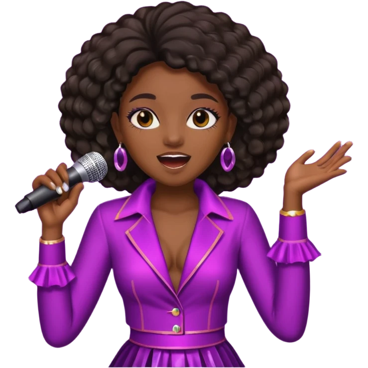 Donna summer disco black girl singer emoji