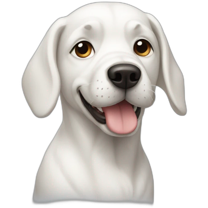White dog emoji