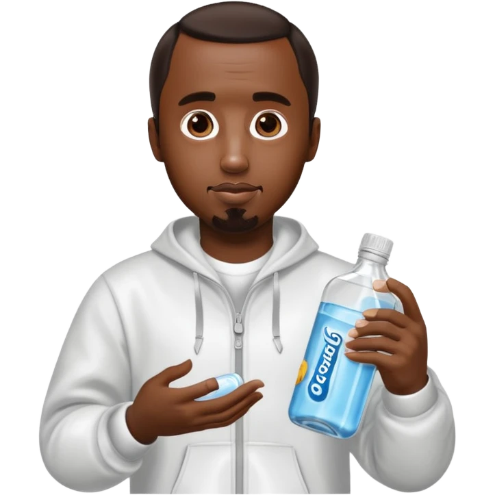 P diddy holding baby oil emoji