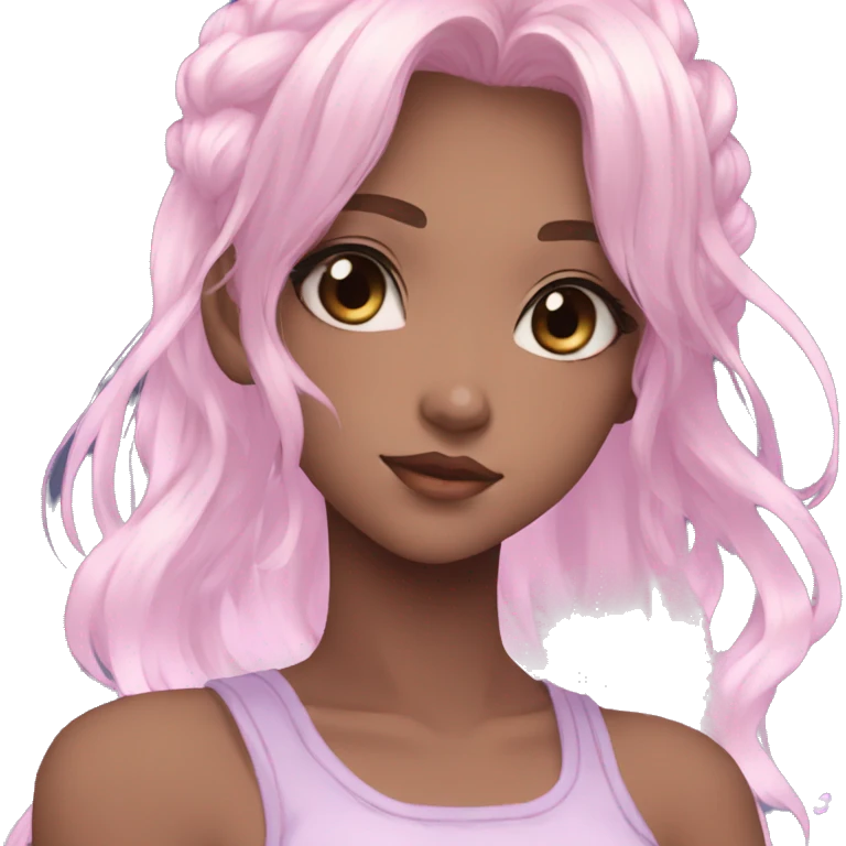 Gorgeous Beautiful Pretty Anime-Pastel-Girl aesthetic emoji