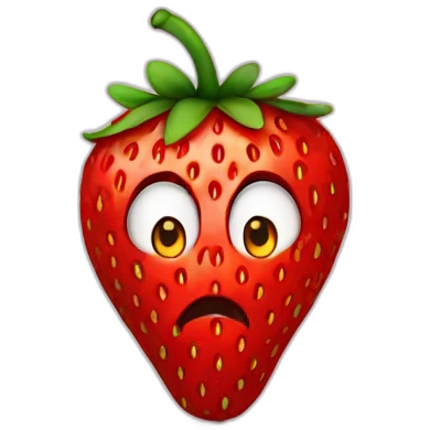 Evil Stawberry emoji