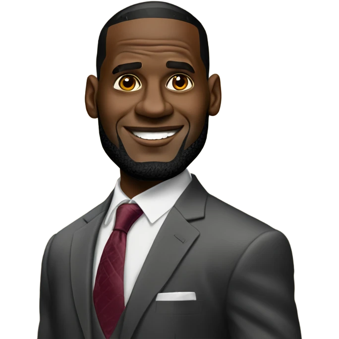 LeBron James in a bathinh suit emoji