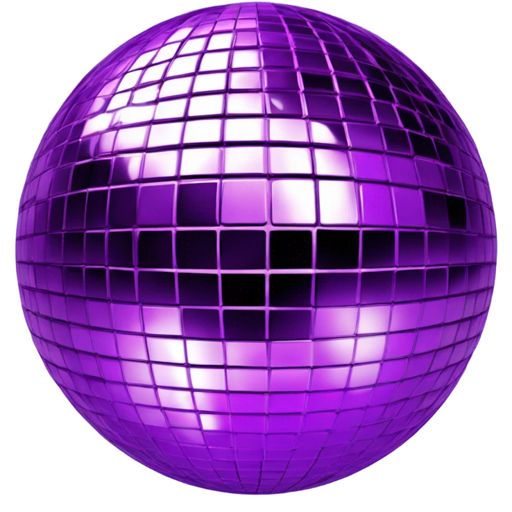 purple disco ball emoji