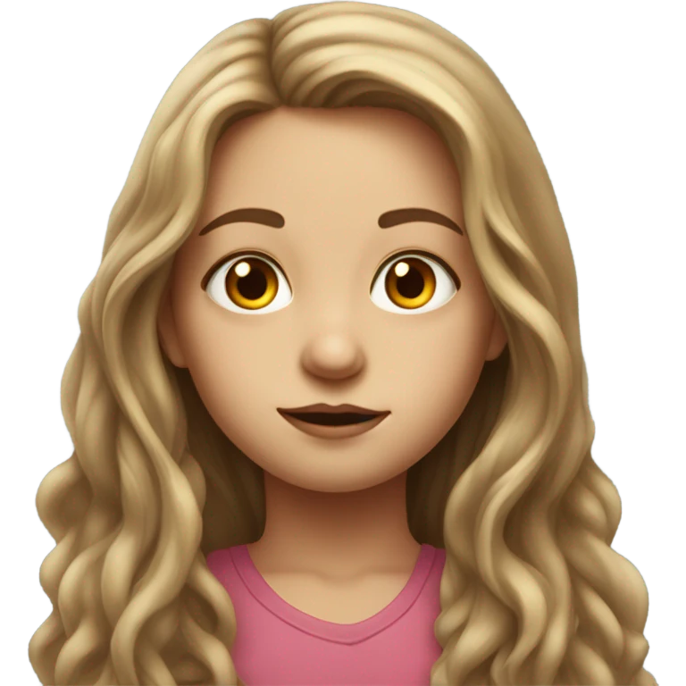 realistic portrait of girl emoji