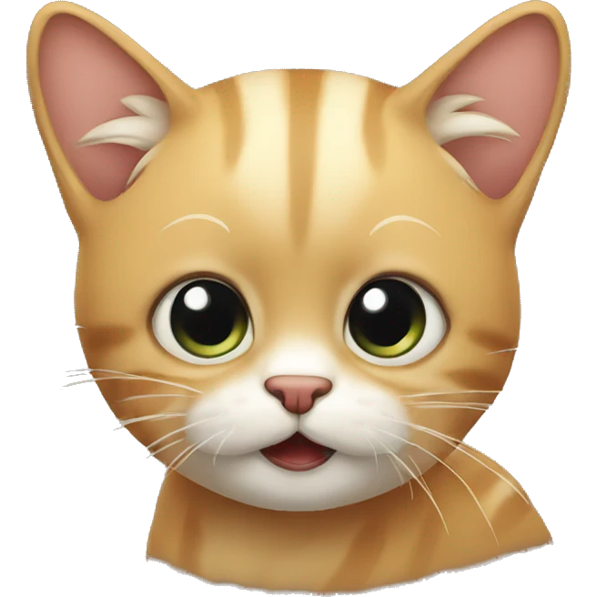 Mewing emoji