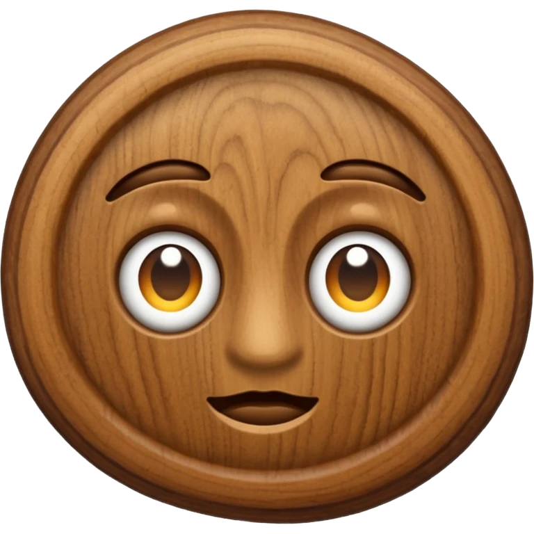 a walnut without face emoji