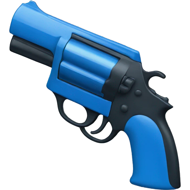 Blue gun emoji