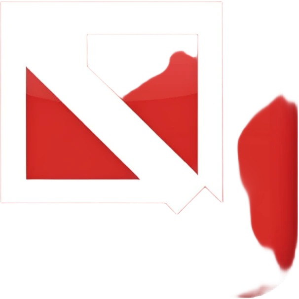 a red square with the word "ur pist" in the middle of the square emoji