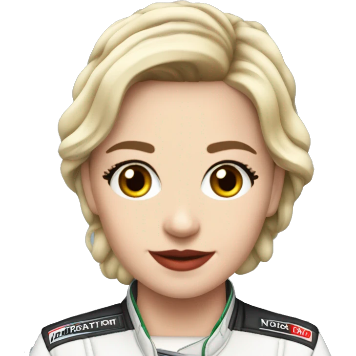 Fan-girl F1 McLaren noirnette emoji