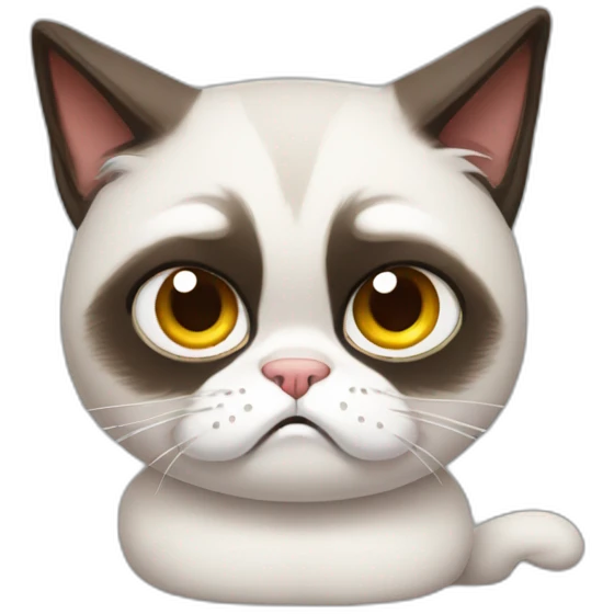 grumpy cat halloween emoji