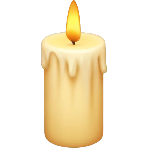 Summer candle emoji