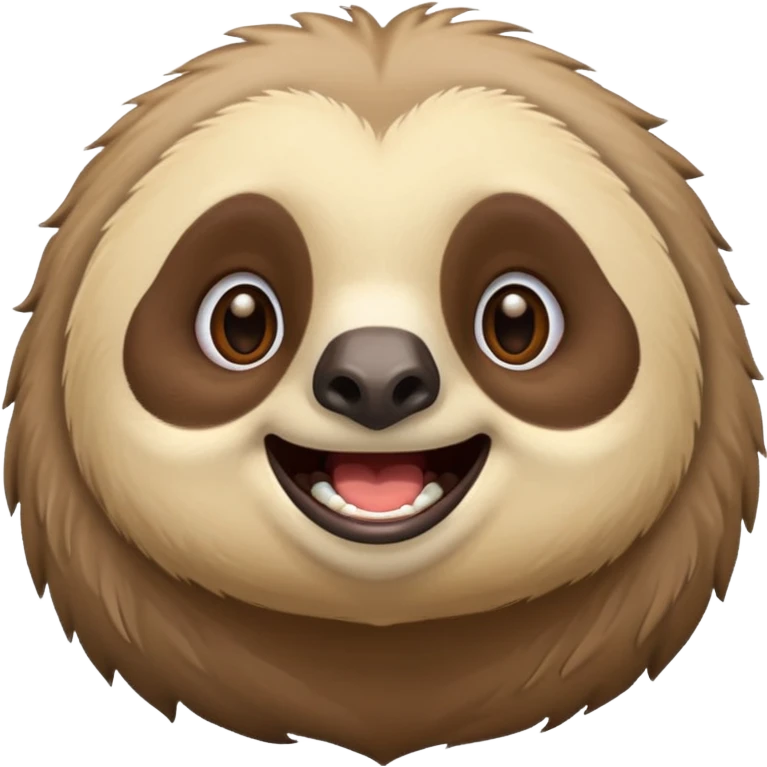 Perezoso que se esté riendo emoji