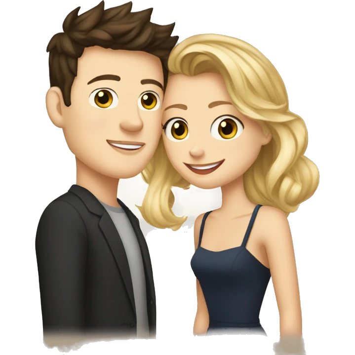 Cory monteith and dianna agron emoji