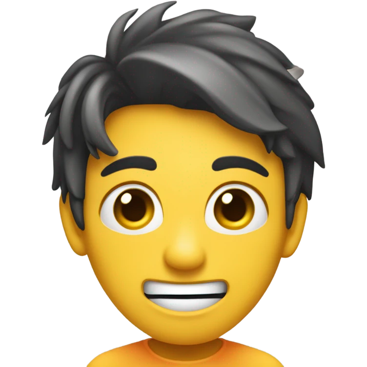 Eyes open with a tongue sticking out emoji