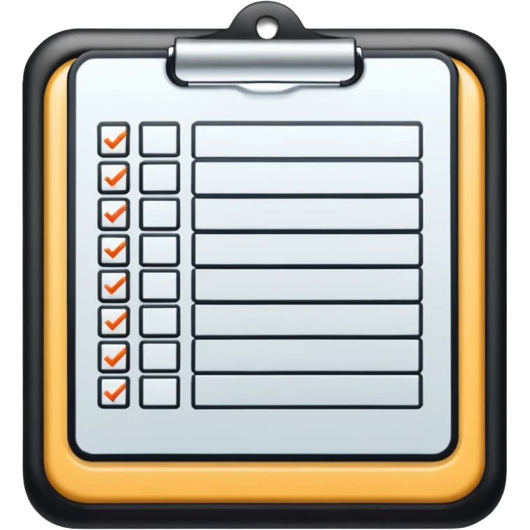 checklist emoji