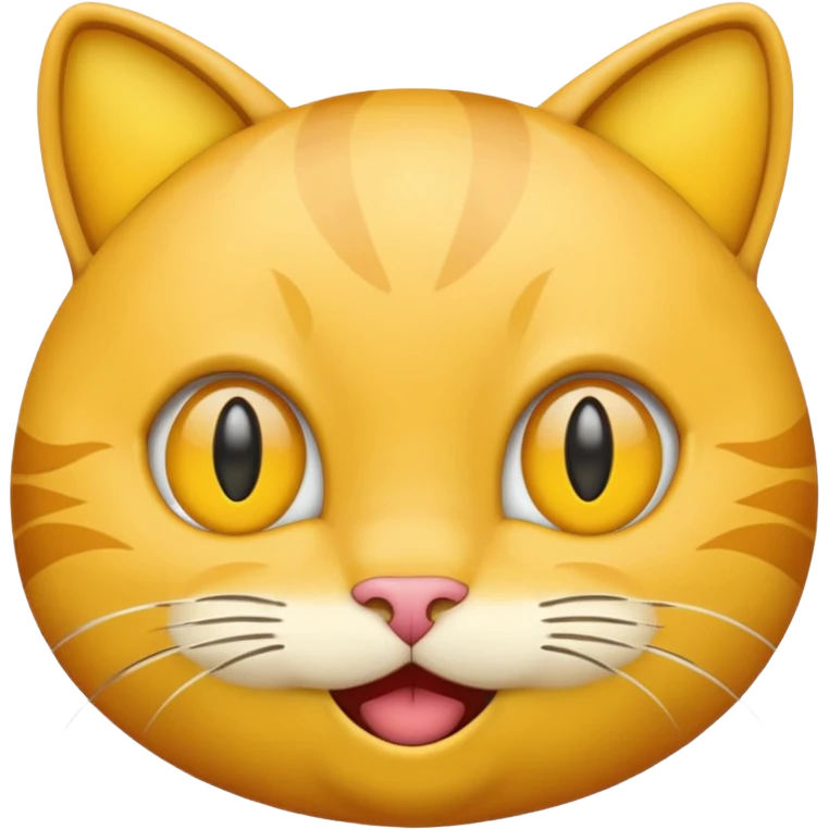 Emoji face with cat eyes emoji