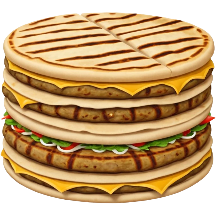 Kabab paratha emoji