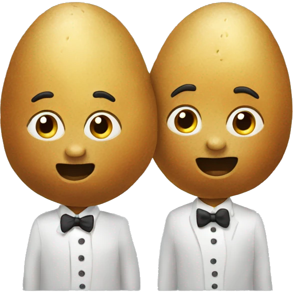 two potato marry emoji