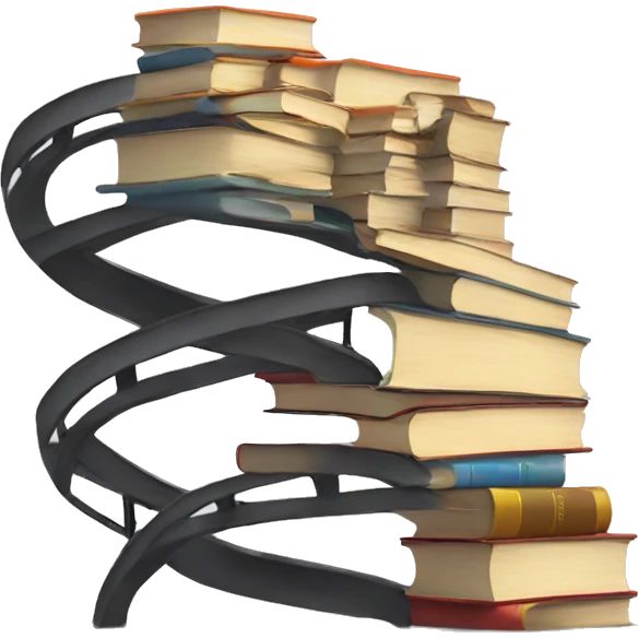 Book rollercoaster emoji
