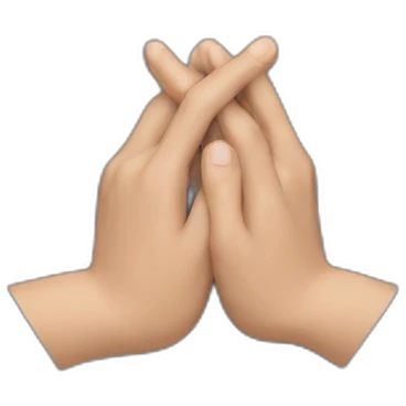 hands doing a simple triangle emoji