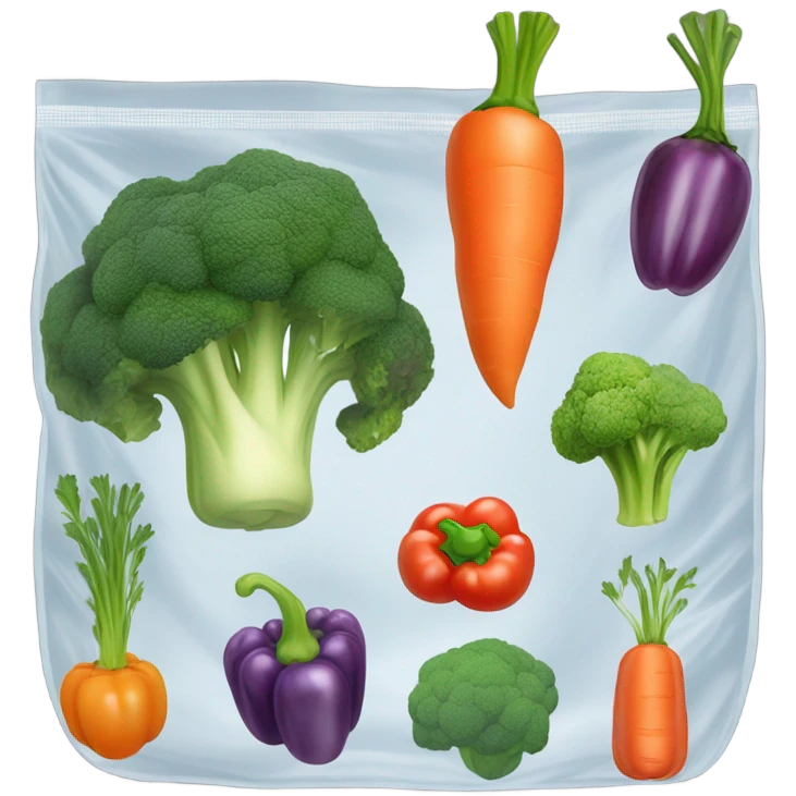 vegetable in a bag emoji