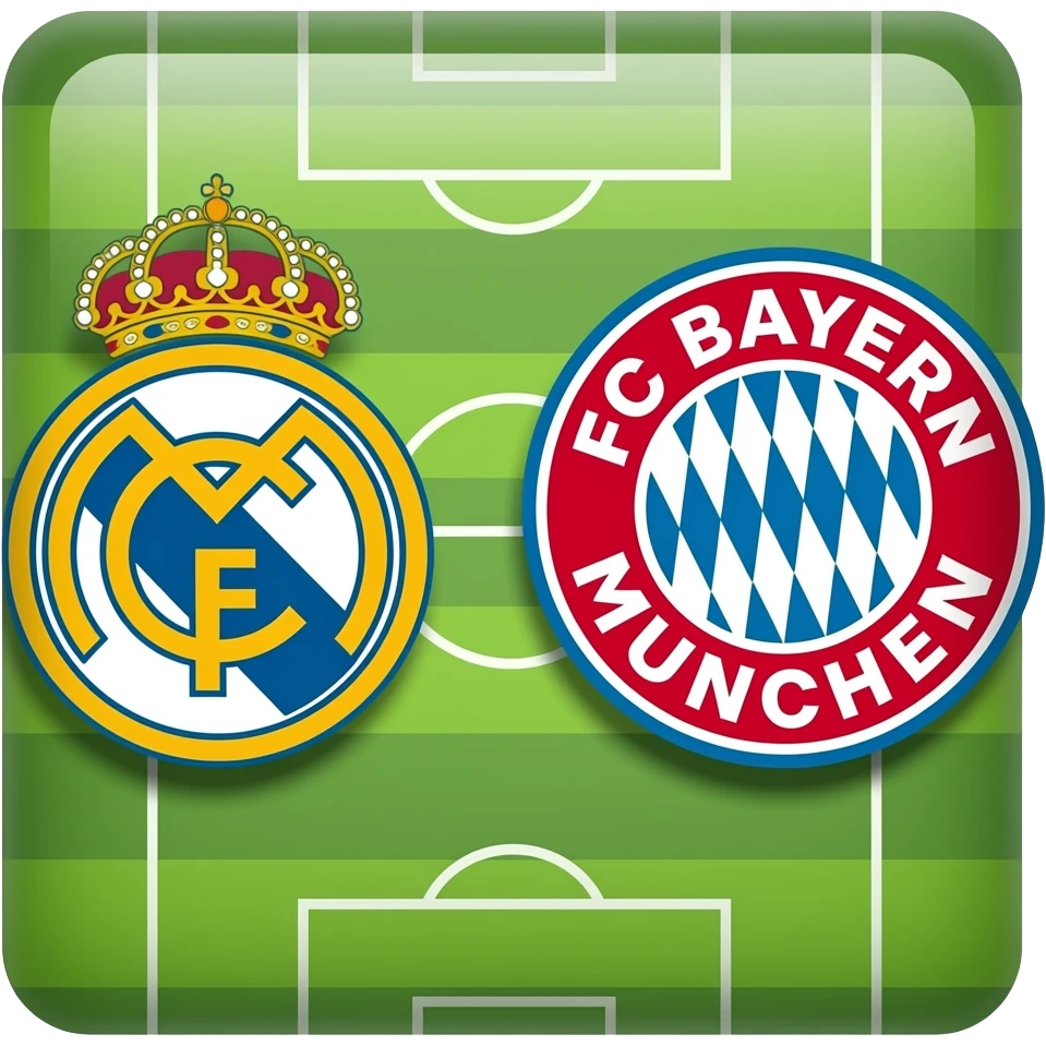 Real madrid vs bayern munich today emoji