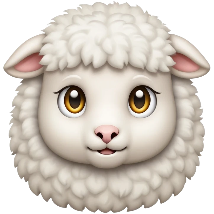 Lamb scared emoji