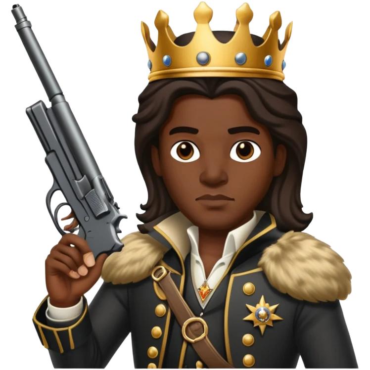 king von with gun emoji