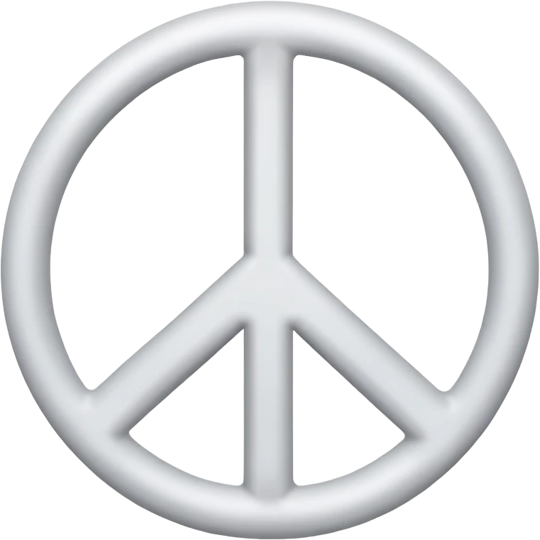 Peace sign emoji